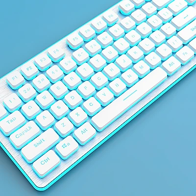 Bàn Phím LED LANGTU L1 White - hàng nhập khẩu