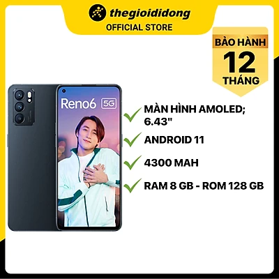 Điện Thoại Oppo Reno 6 5G (8GB/128G) - Hàng Chính Hãng