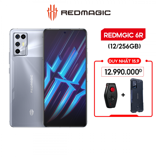 [GAMING PHONE] Điện thoại Redmagic 6R 12/256GB- Hỗ trợ Tiếng Việt | Chơi Game cực đỉnh | Snapdragon 888 5G | Màn hình AMOLED 6.67" |Pin 4200 mAh | Sạc nhanh 30W - Hàng Chính Hãng