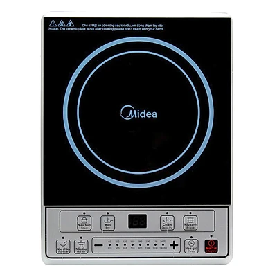Bếp Điện Từ Midea MI-B2015DE - Đen - Hàng chính hãng