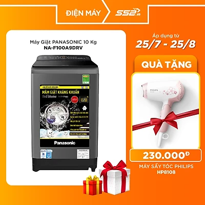 Máy giặt Panasonic 10 Kg NA-F100A9DRV - Hàng Chính Hãng